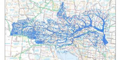 Карта Мэльбурн флуд